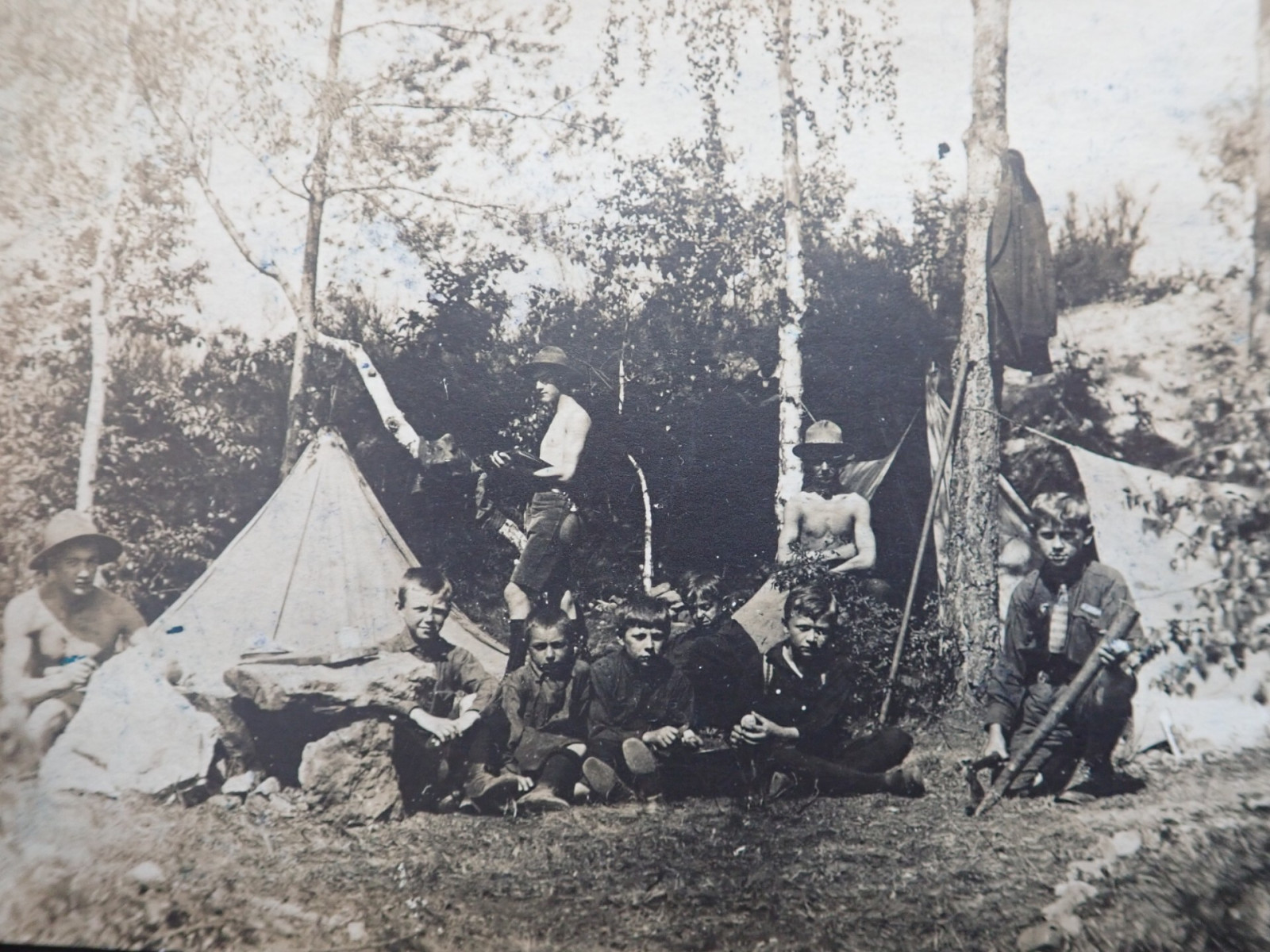 Propaga�n� t�bor v Riegrov� lomu 1922