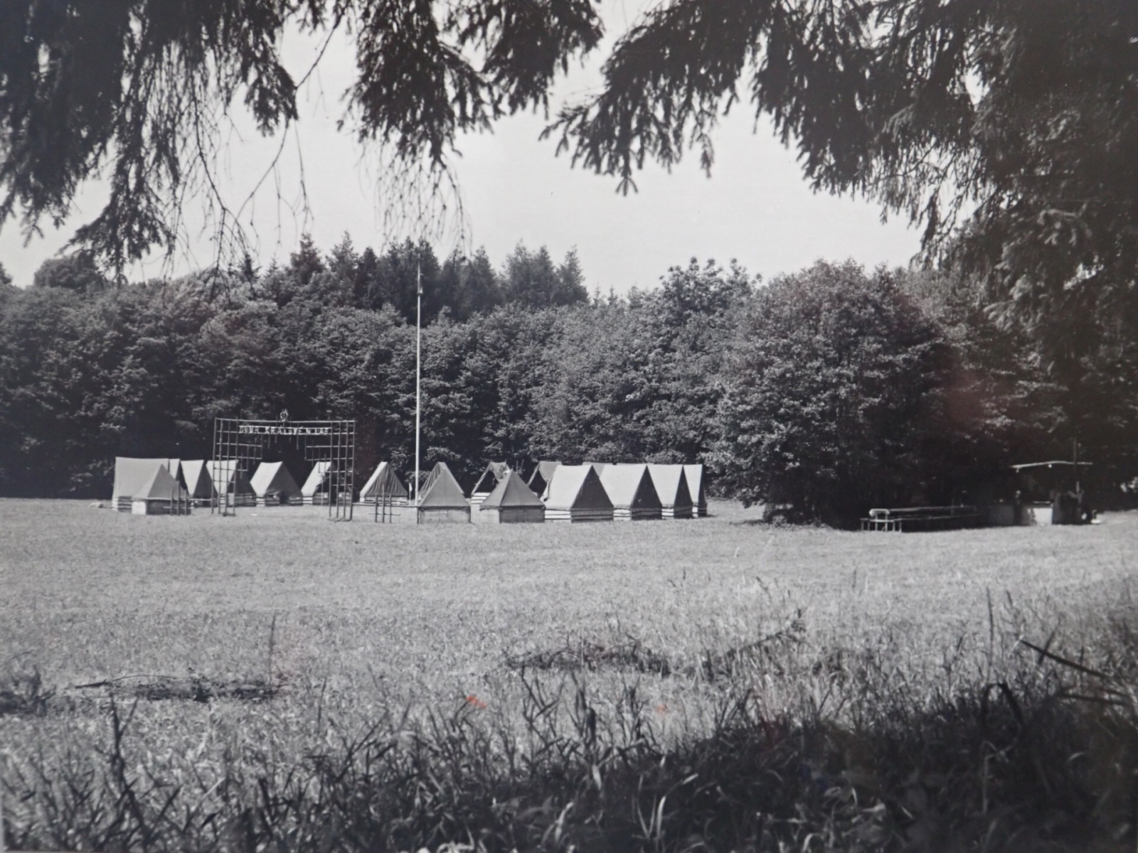 T�bor 1. sme�ky vl�at v Lu�anech c roce 1970.